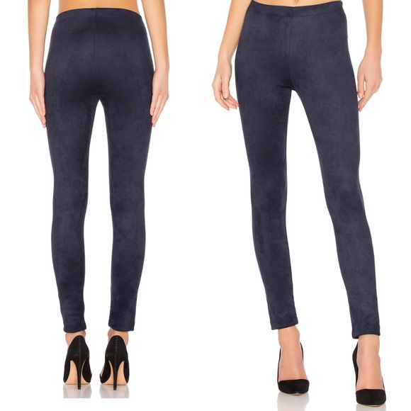 BCBG | Mason Faux Suede Legging | Navy - Picture 2 of 2